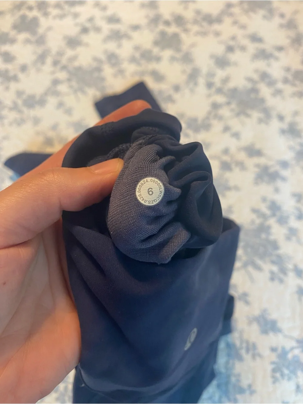 Lululemon Wunder Train High-Rise Tight 25” Blue Diamond Dye Size 6
